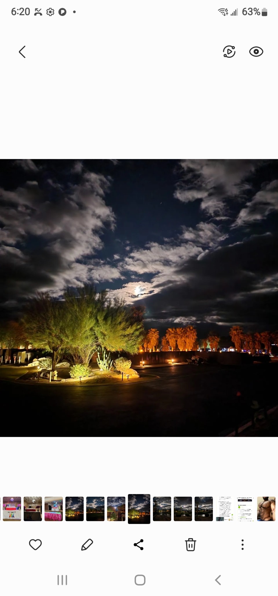 A Beautiful evening in Borrego Springs Desert