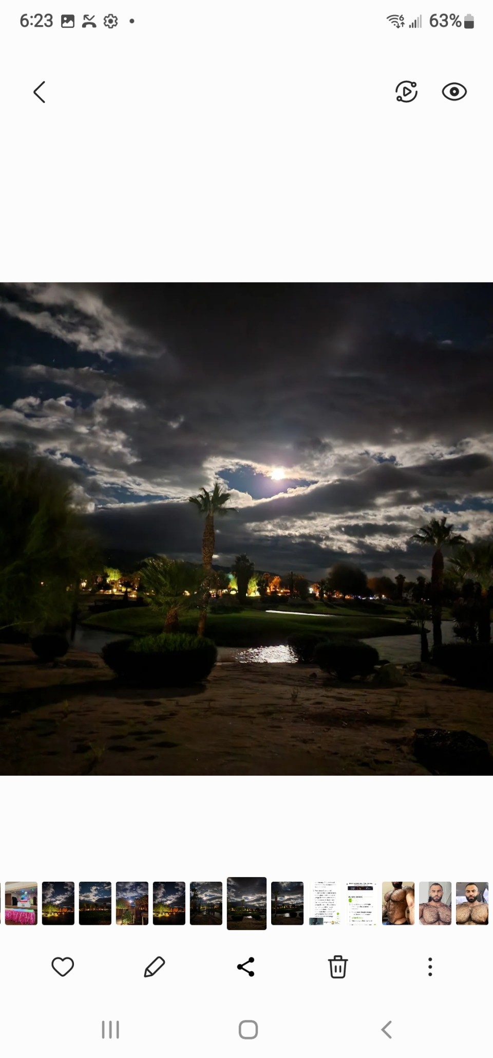A Beautiful evening in Borrego Springs Desert