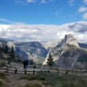 Glacier Point, Yosemite National Park, one of the most incredible views we have ever experienced.