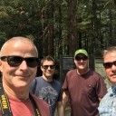 Joel, Jason, Russ, Matt at Redwoods NP.
