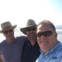 Rand, Russ, Matt on Malibu Beach, CA