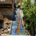 Rainbow Stairs, Eureka Springs, AR